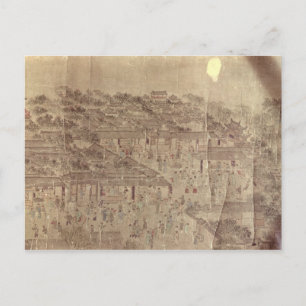Gatuscen, kinesiska, Ming Dynasty Vykort