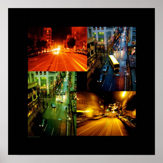 Gatuscen Poster (Framsidan)