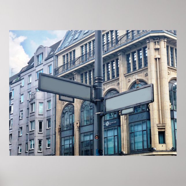 Gatuskylt för Personlig Namn Poster (Framsidan)