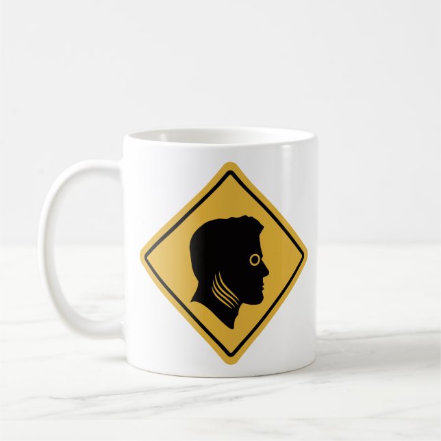 Gatuskylt Innsmouth-utseende Kaffemugg (Vänster)