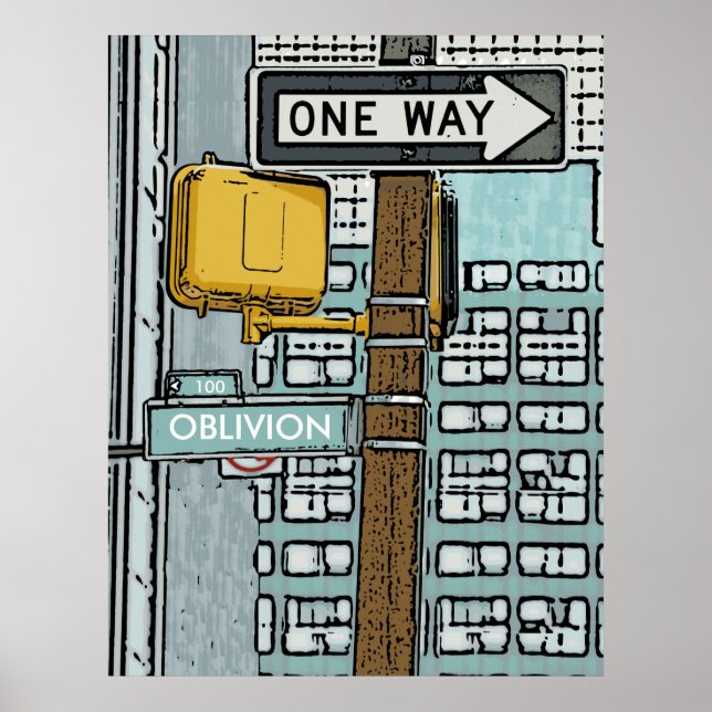 Gatuskylt Poster (Framsidan)