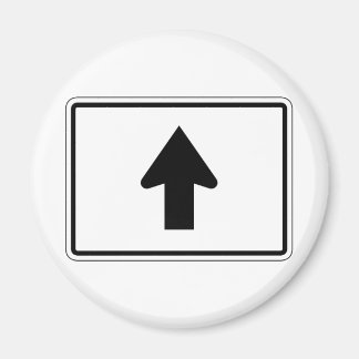 Gatuskylt uppåt magnet