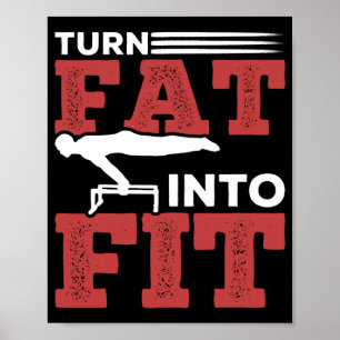 Gatustyrka Utbildning Calisthenics Bodyweight M Poster