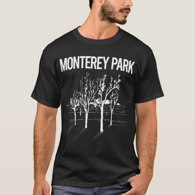 Gatuträd Monterey Park T Shirt (Framsida)