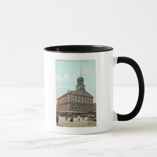 Gatuvy för Faneuil Hall Mugg (Höger)