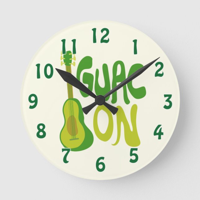 Gauc på! rund klocka (Framsida)