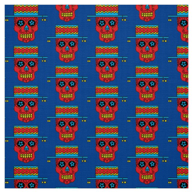 Gaucho Sugar Skull Tyg (Provkarta)