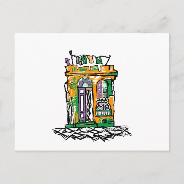 Gauchodörr + Coola mönster Vykort (Framsida)