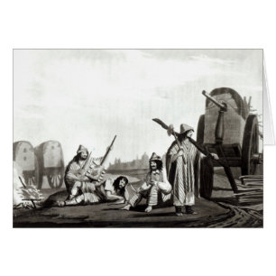 Gauchos of Tucuman, 1820 Hälsningskort