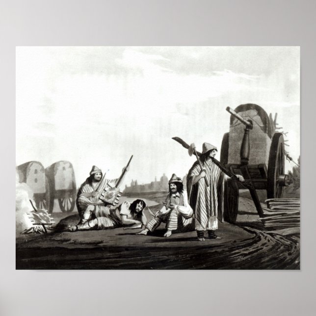 Gauchos of Tucuman, 1820 Poster (Framsidan)