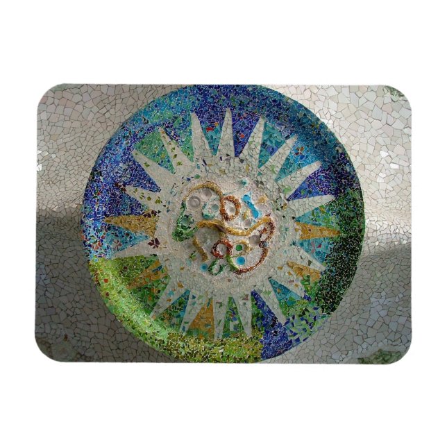Gaudi Mosaic Magnet (Horisontell)