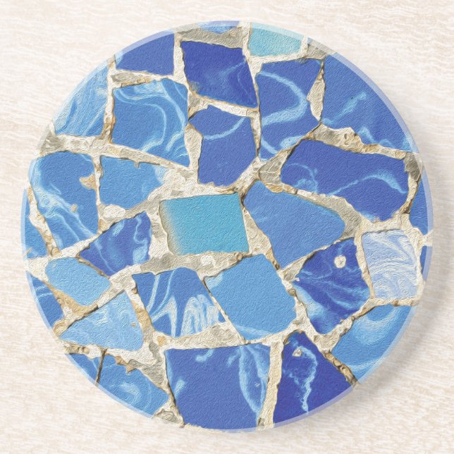 Gaudi Mosaics med oljeborrning Underlägg (Framsidan)