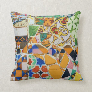 Gaudi mosaik kudde