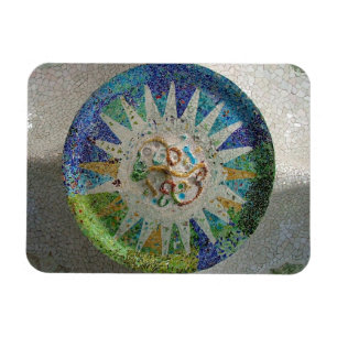 Gaudi mosaik magnet