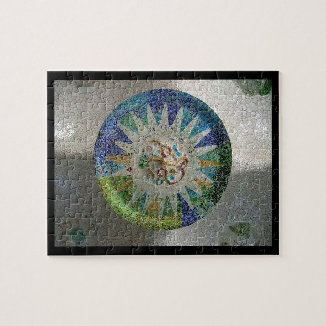 Gaudi mosaik pussel (Horisontell)