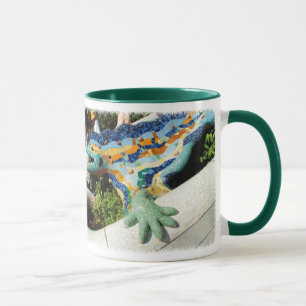 Gaudi ödlamosaik mugg
