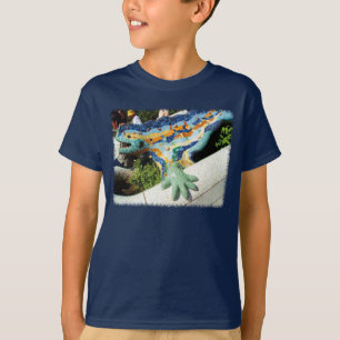Gaudi ödlamosaik t-shirt