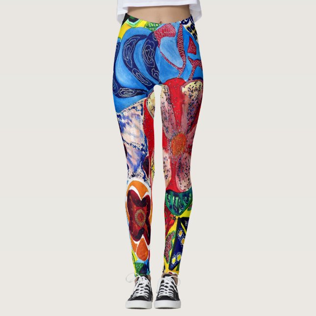 Gaudi watercolour. leggings (Framsida)