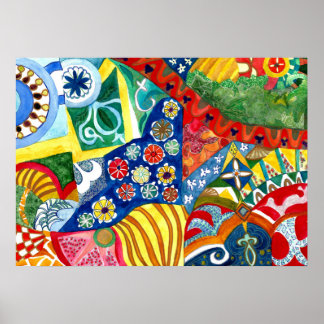 Gaudis Bench 2. Poster