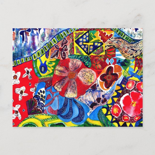 Gaudis Bench One. Vykort (Framsida)