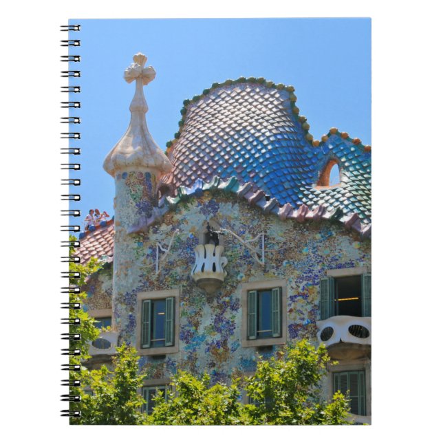 Gaudis Casa Batllo Anteckningsbok (Framsidan)
