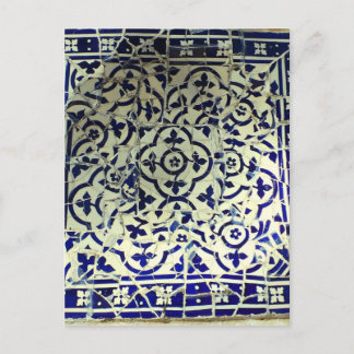 Gaudis park Guell Mosaic Tiles Barcelona Vykort