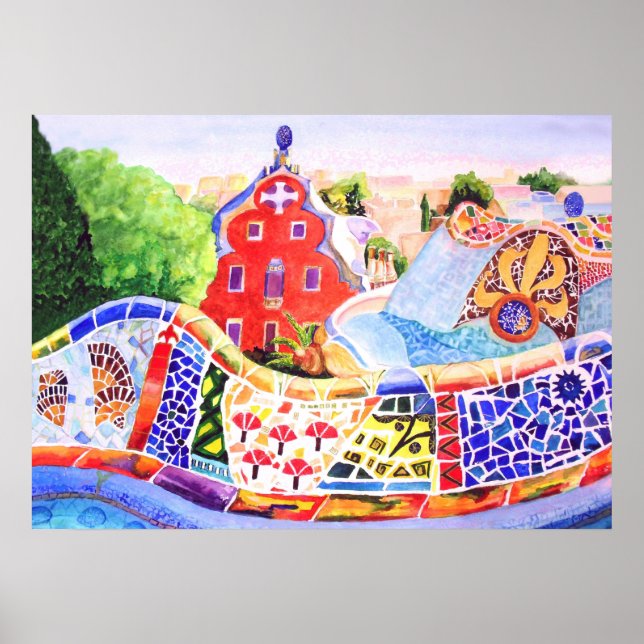 Gaudis park. poster (Framsidan)