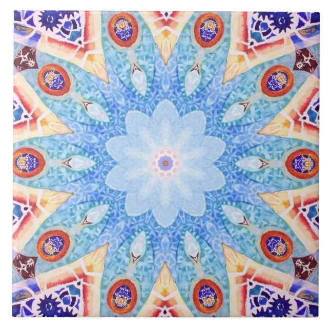 Gaudis tegelplatta kakelplatta (Framsidan)