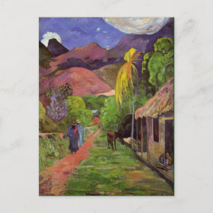 Gaugin - Väg i Tahiti Vykort