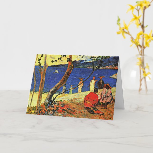 Gauguin - A Seashore Kort (Gul blomma)