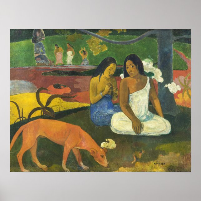 Gauguin - Arearea 1892 Poster (Framsidan)