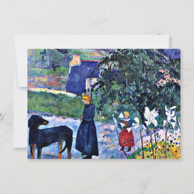 Gauguin - Bland Lilies Kort (Framsida)