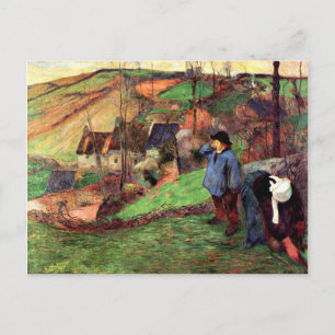 Gauguin - Brittany-landskapet Vykort