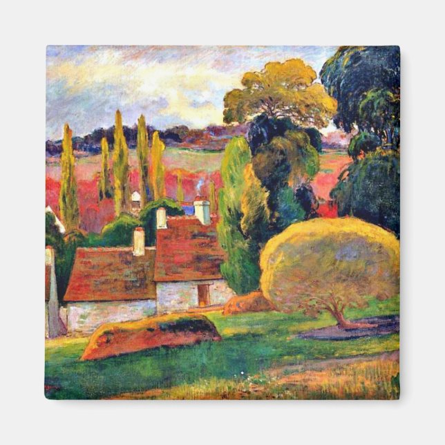 Gauguin: Farm i Bretagne Magnet (Framsidan)