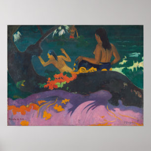Gauguin - Fatata Te Miti (Vid havet) 1892 Poster