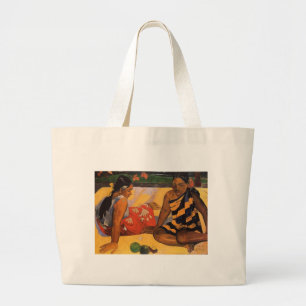 Gauguin Fransk Polynesia Tahiti Kvinnor Jumbo Tygkasse