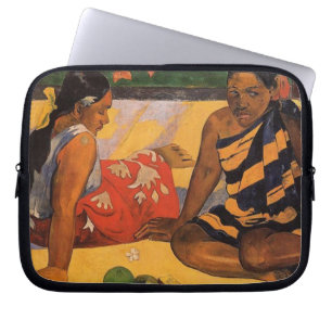 Gauguin Fransk Polynesia Tahiti Kvinnor målning Laptop Fodral