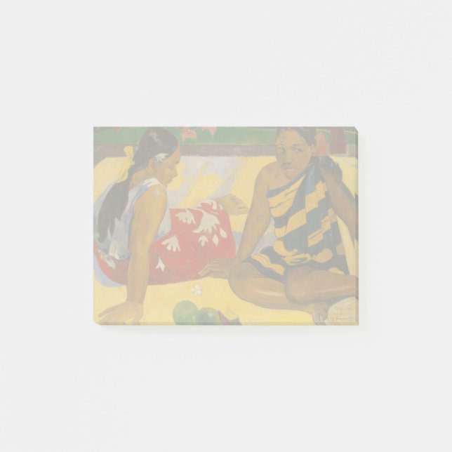 Gauguin Fransk Polynesia Tahiti Kvinnor målning Post-it Block (Framsida)