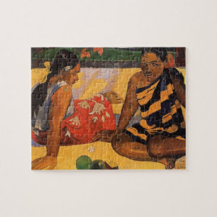 Gauguin Fransk Polynesia Tahiti Kvinnor Pussel