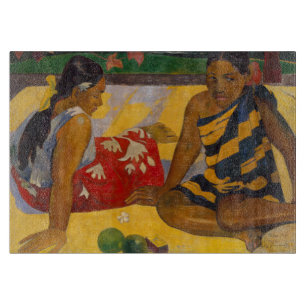 Gauguin Franska Polynesien Tahiti Kvinnor Målning