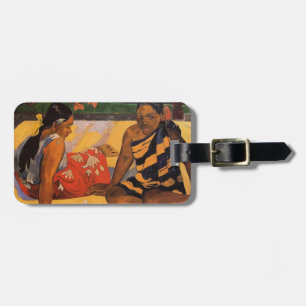 Gauguin Franska Polynesien Tahiti Kvinnor Målning Bagagebricka