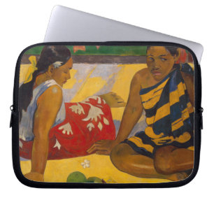 Gauguin Franska Polynesien Tahiti Kvinnor Målning Laptop Fodral