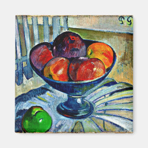 Gauguin - Fruktdisslare på en trädgårdsstol Magnet