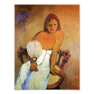 Gauguin Girl med fotoutskrift i Fläkt Fototryck