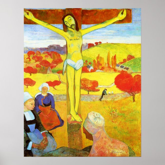 Gauguin Gult Kristus Poster (Framsidan)