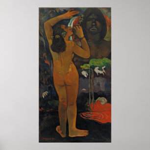 Gauguin - Hina Tefatou (Måne och jorden) 1893 Poster