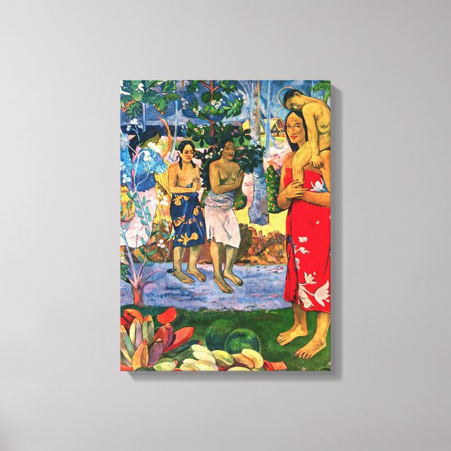 Gauguin Ia Orana Maria Canvas Wrap (Framsida)