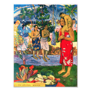Gauguin Ia Orana Maria fototryck