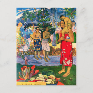 Gauguin Ia Orana Maria inbjudningar