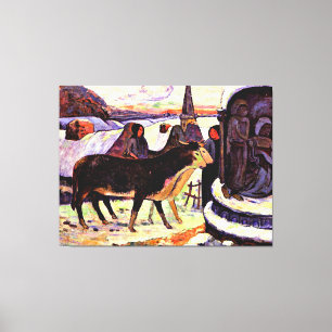Gauguin - julafton canvastryck